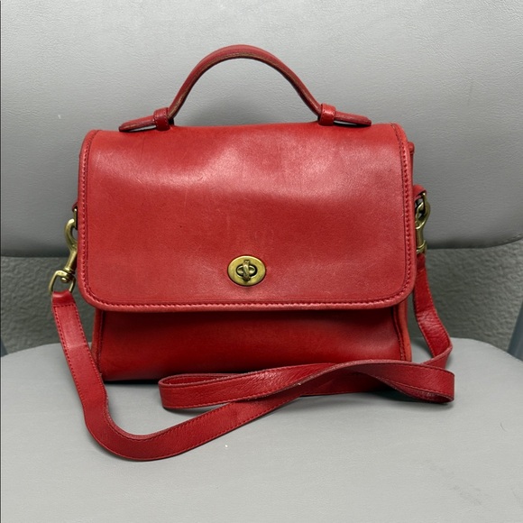 RARE 1988 Bonnie Cashin Authenticated Coach Vintage Court Satchel- 5105 - Picture 1 of 15